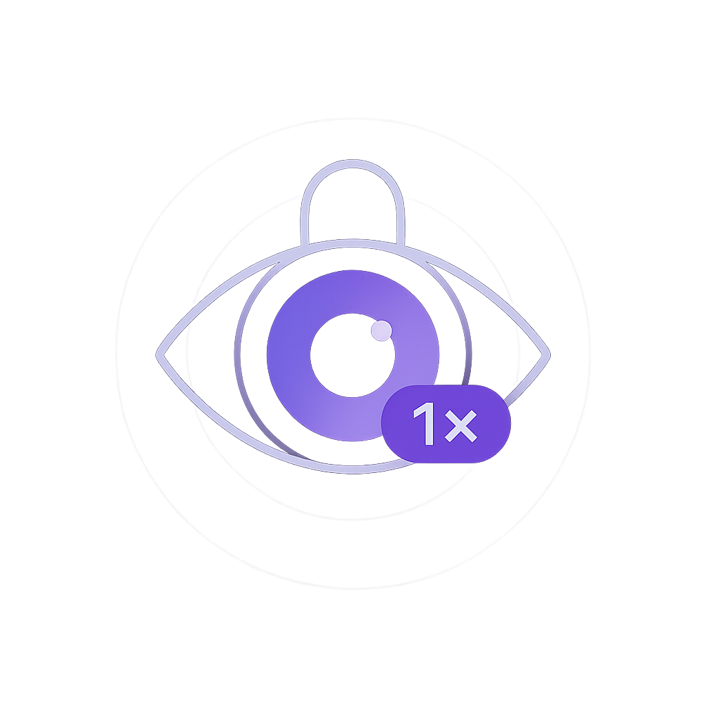 Visualização única